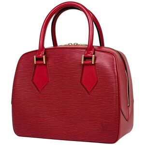 Louis Vuitton Sablon Epi Handbag Castilian Red